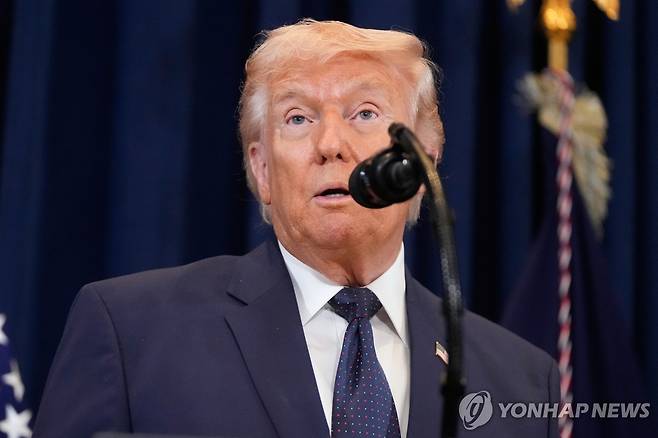 트럼프 미국 대통령 [AP=연합뉴스. 재판매 및 DB 금지]