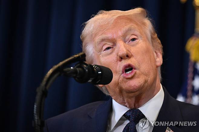 트럼프 대통령 [AFP/게티이미지 연합뉴스. 재판매 및 DB 금지]