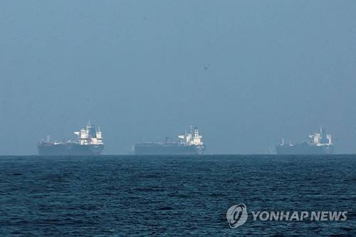 유조선들 [연합뉴스 자료사진. 재판매 및 DB 금지]