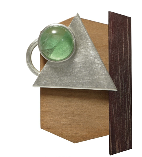 부산국제화랑아트페어 청년 작가전에 참가하는 김해 정미나 작가가 나무, 폐유리, 버려진 바다유리를 가공해 새로운 장신구로 만든 장신구 작품. /부산화랑협회