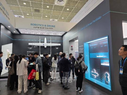 LG에전지솔루션 전고체 배터리 적용 미래 비전 전시. / 사진=김재훈 기자