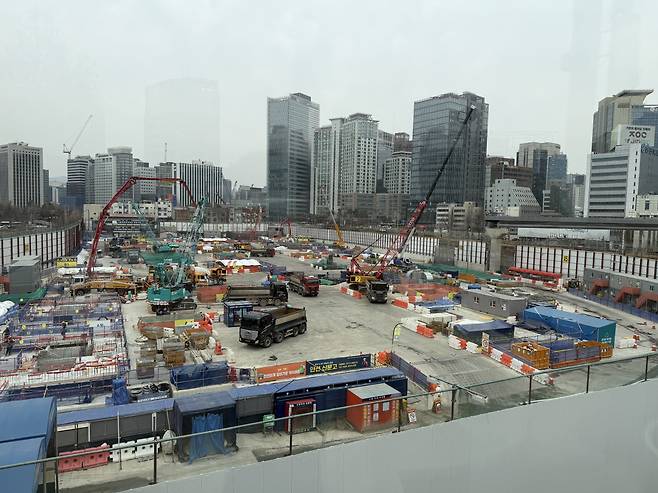 서울역 북부역세권 복합개발 사업 부지.(조유정 기자 youjung@)