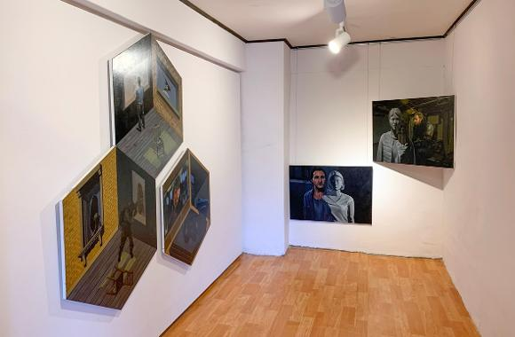 영주맨션 내에서 전시 중인 작품들. (사진제공=부산관광공사)