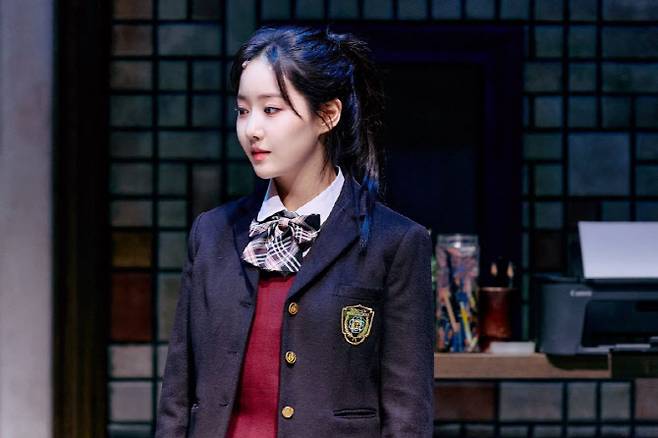 연극 '노인의 꿈'에 출연 중인 배우 진지희