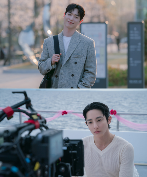 '월간남친'의 비하인드 스틸컷이 공개됐다. /넷플릭스