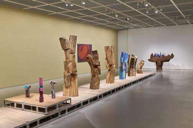 '김윤신: 합이합일 분이분일' 전시 전경. 사진 호암미술관