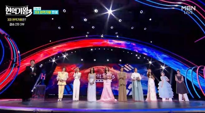 '현역가왕3' 결승전 중간 점수, 순위 결과&nbsp;