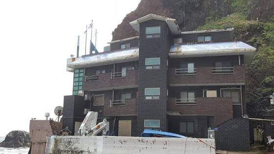 독도 주민숙소 건물 모습. 사진 울릉군