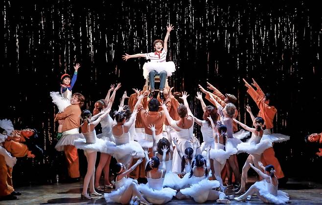 2010년 뮤지컬 '빌리 엘리어트' 초연 당시 빌리 역을 맡은 임선우./©정은아 작가