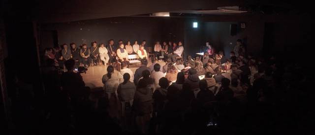 제천 발달장애인 연극극단 ‘마중’의 공연 현장.