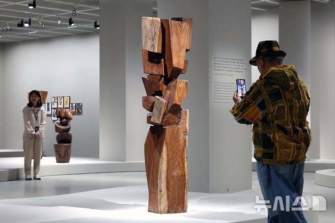 [용인=뉴시스] 박진희 기자 = 구겐하임미술관에 소장된 작품도 이번 전시에 선보인다. 2026.03.11. pak7130@newsis.com