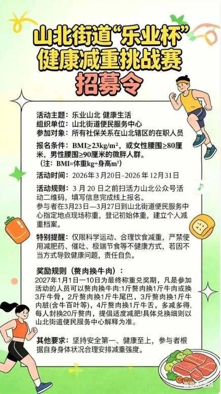 중국에서 체중 감량한 무게만큼 소고기로 돌려주는 이색 다이어트 대회가 열렸다. 환치우망 캡처