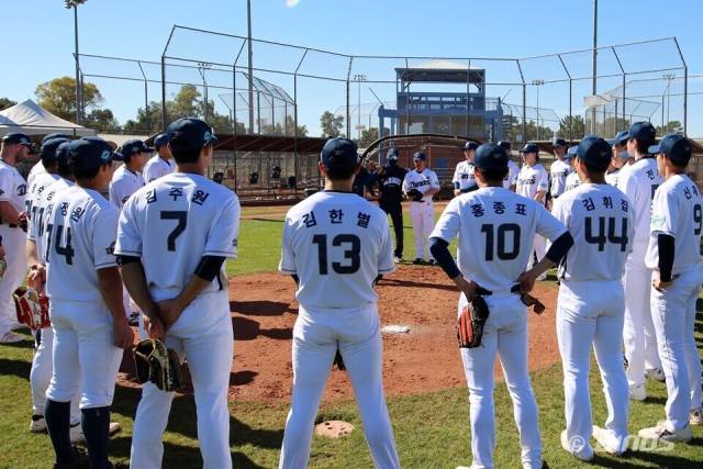 NC 다이노스 선수들이 미국 투손에서 전지훈련을 하고 있다./NC다이노스/