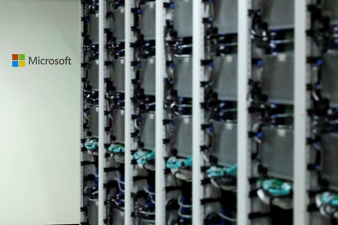 ▲마이크로소프트(MS) 데이터센터(사진=로이터/연합)