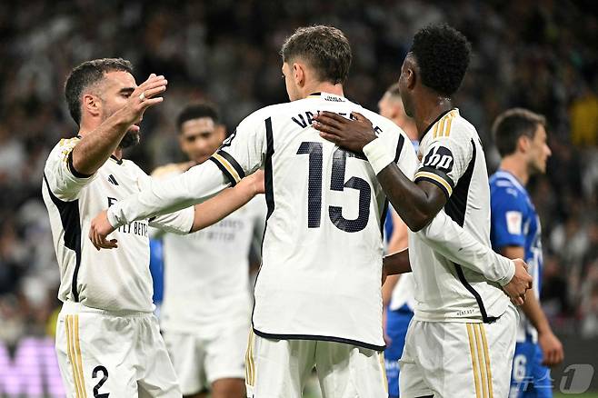 레알 마드리드는 맨체스터 시티를 3-0으로 꺾었다.  ⓒ AFP=뉴스1