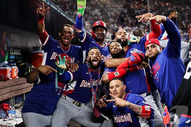 도미니카공화국 야구대표팀은 '스타 군단'이다.  ⓒ AFP=뉴스1