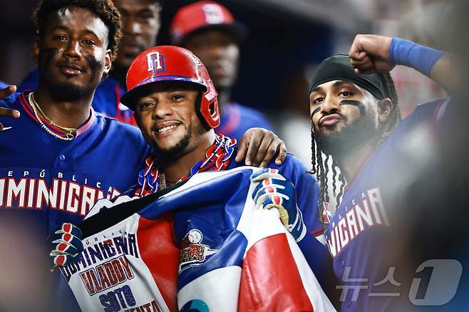 도미니카공화국 선수들. ⓒ AFP=뉴스1