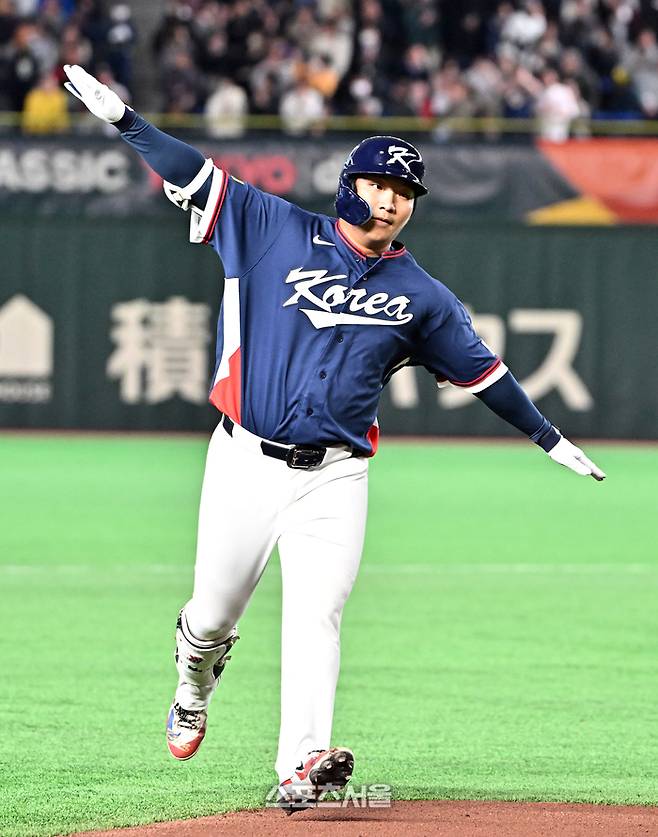 대표팀 문보경. 도쿄 | 박진업 기자 upandup@sportsseoul.com