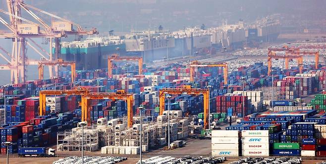 경기 평택시 포승읍 평택항의 모습. 2026.3.12 뉴스1