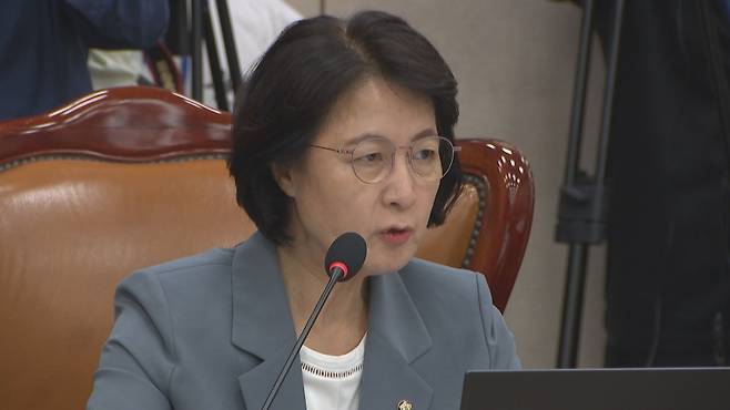 국회 법제사법위원장인 더불어민주당 추미애 의원