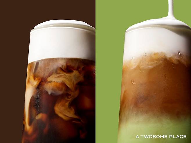 투썸플레이스가 커피 위에 생크림을 올려 즐기는 ‘생크림 커피’ 신제품 3종을 출시했다. 사진 투썸플레이스