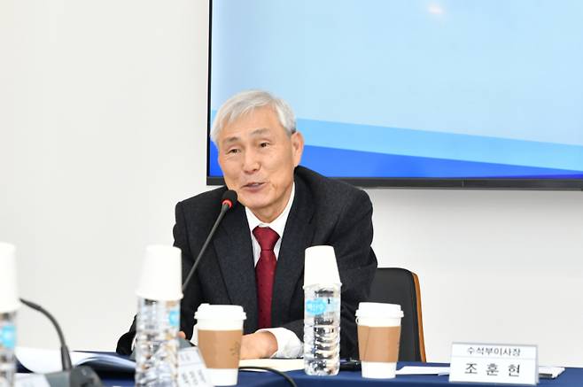 한국기원 신임 수석부이사장으로 선임된 조훈현 9단. 한국기원 제공
