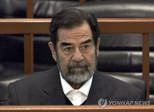 2006년 처형 전 사담 후세인 이라크 전 대통령. <AP 연합뉴스>