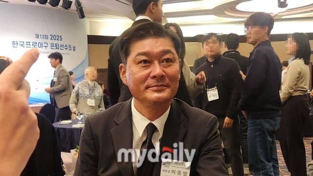 이종범 한국프로야구 은퇴선수협회 신임 회장./청담=김경현 기자