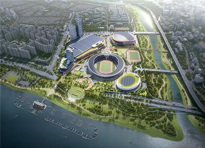 ‘잠실 스포츠·MICE 복합공간’  조감도. [서울시 제공]