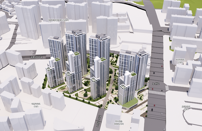 노원 태릉우성아파트 재건축 조감도. [서울시 제공]