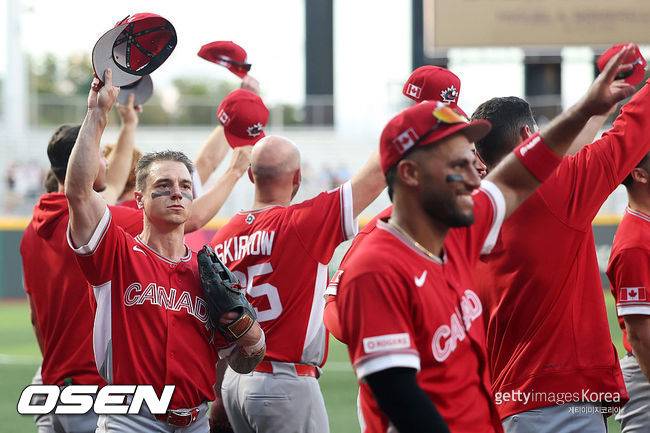 [사진] 캐나다 야구 대표팀. ⓒGettyimages(무단전재 및 재배포 금지)