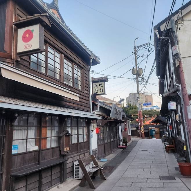 포항 일본인 가옥 거리의 모습
