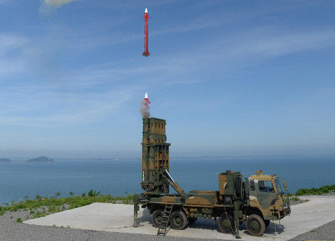 천궁-Ⅱ 실사격 모습. 사진 제공=LIG넥스원