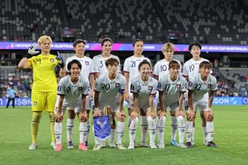 대만 여자축구 대표팀 [대만축구협회(CTFA) 캡처. 재판매 및 DB 금지]