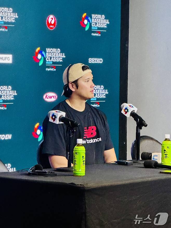 기자회견 중인 오타니. 2026.3.13 ⓒ 뉴스1 서장원 기자