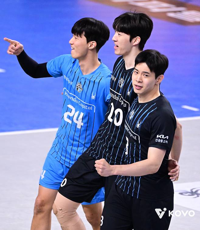 역전 1위를 노리는 현대캐피탈. (KOVO 제공)