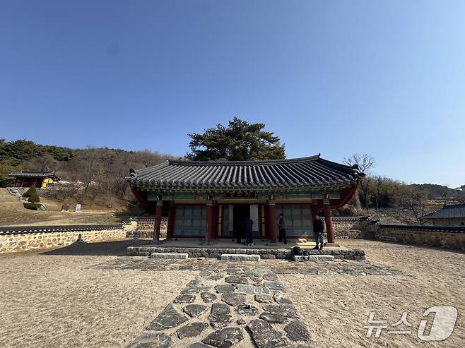 홍성군 홍북읍 노은리 성삼문 유허지 내 사육신을 기리기 위해 마련된 사당. 2026.3.13 ⓒ 뉴스1 최형욱 기자