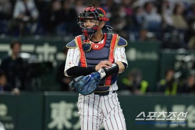 일본대표팀 주전 포수 와카쓰키. 사진캡처=오릭스 버팔로즈 SNS