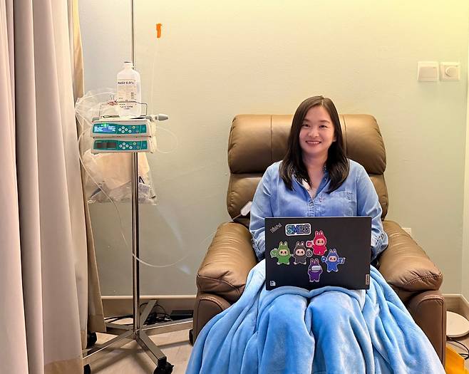 기억할 만한 하루를 만들자는 마음으로 지낸다는 최지은 메타 아시아태평양본부 전무. 아프기 전보다 살아있다는 감각을 훨씬 생생히 느낀다고 한다. 최지은 전무 제공