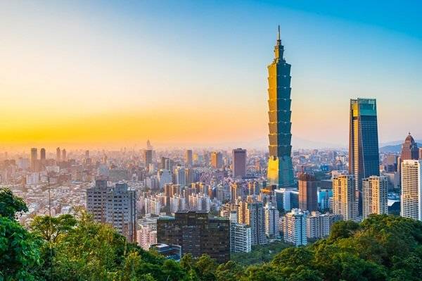 타이베이 101 타워와 도심 전경. 한진관광 제공