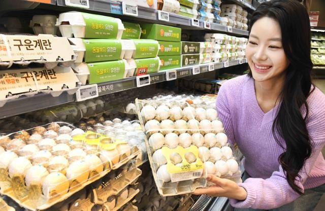 홈플러스가 1월 31일부터 국내 대형마트 단독으로 판매 중인 '미국산 백색 신선란'. 홈플러스는 농림축산식품부 미국산 신선란 추가 수입 물량 2만8,000판을 확보해 이달 16일부터 전국 대형마트와 일부 홈플러스 익스프레스 점포에서 단독 판매한다고 밝혔다. 홈플러스 제공