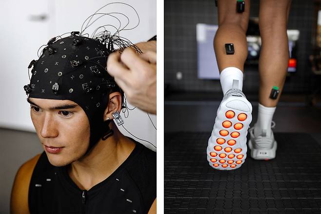 나이키는 스포츠 전후의 컨디션 조절에도 집중하고 있다. 10여 년간의 신경과학 기반 연구로 신체 에너지를 활성화시키는 ‘나이키 마인드’를 개발했다. 사진 나이키