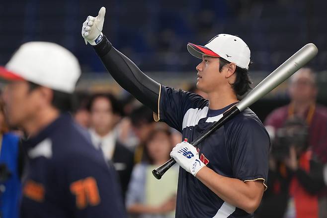 일본 야구대표팀 오타니 쇼헤이. AP=연합뉴스