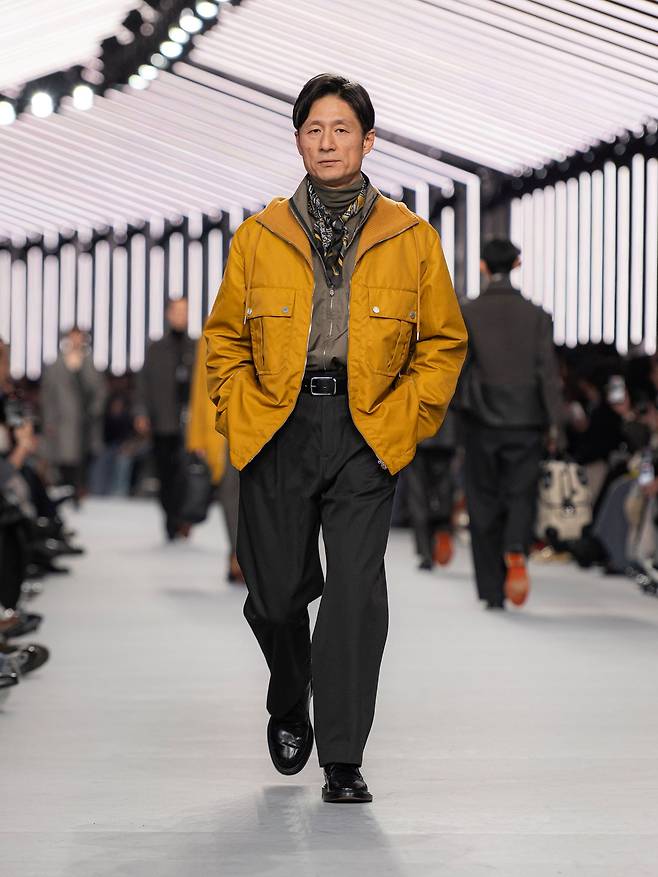 런웨이에 선 퍼스낼리티. 영화감독 이상일 ⓒKo Tsuchiya