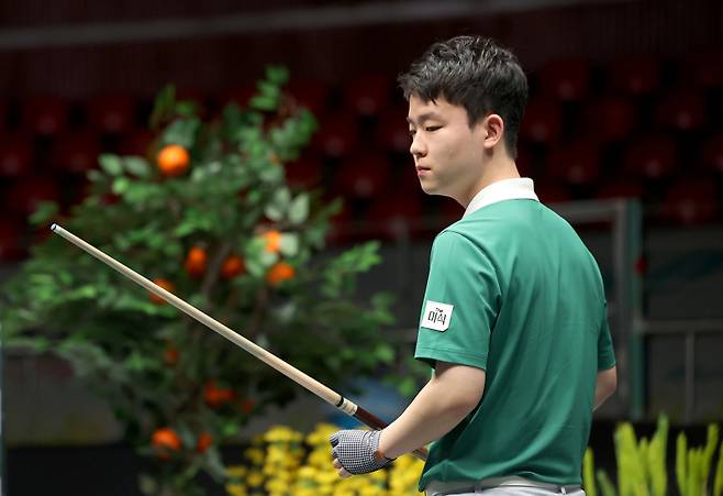 김영원이 체네트를 꺾고 첫 월드챔피언십 8강 무대를 밟았다. PBA 제공