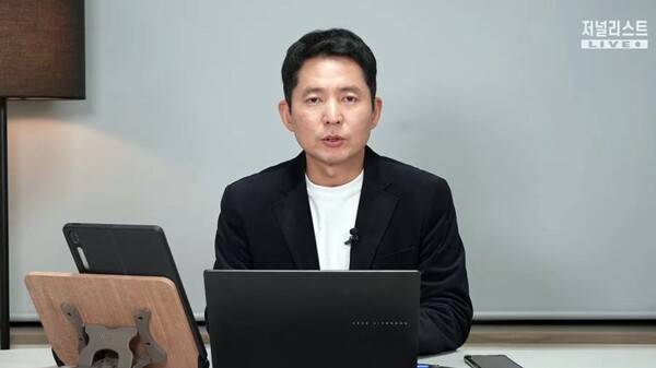 ▲지난 12일 유튜브채널 '저널리스트'에서 발언하는 장인수 기자.