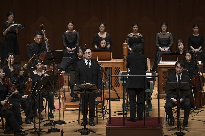 김선아 지휘 콜레기움 보칼레 서울과 콜레기움 무지쿰 서울의 ‘마태수난곡’ [프레스토컴퍼니 제공]