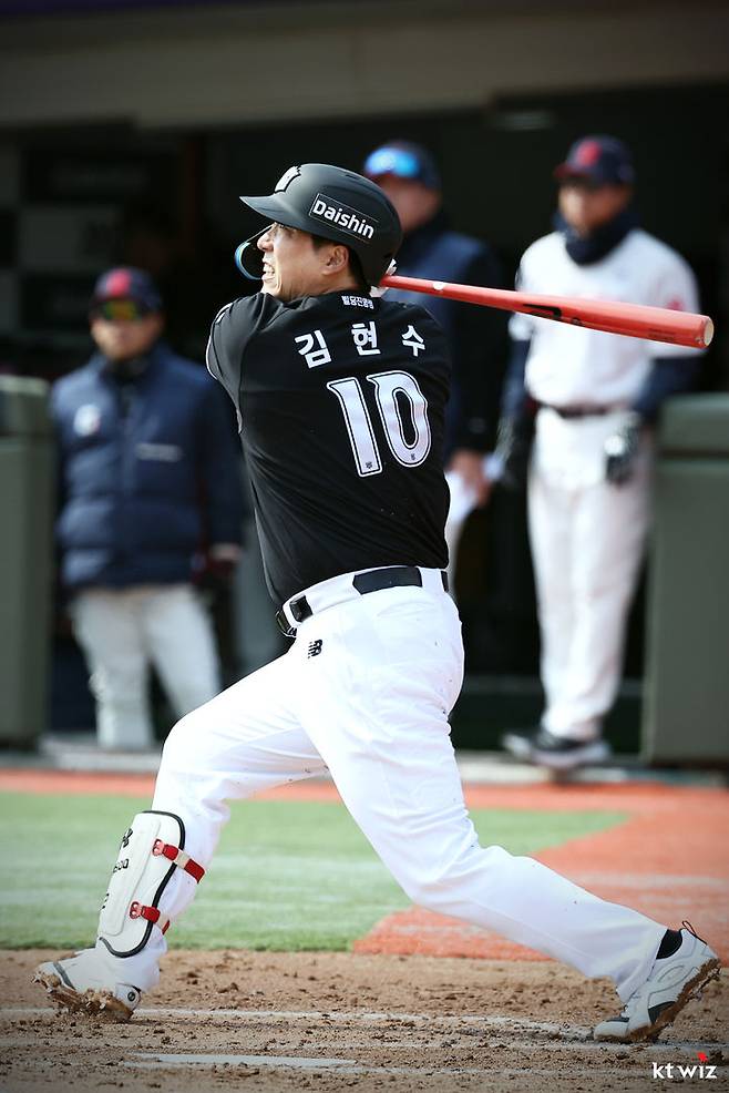 [서울=뉴시스] 프로야구 KT 위즈 김현수. (사진=KT 제공). 2026.03.13. *재판매 및 DB 금지