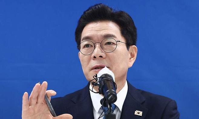 더불어민주당 서울시장 예비후보인 정원오 전 성동구청장. 뉴스1