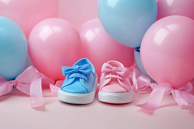 아들 딸 성별 공개. 아이클릭아트